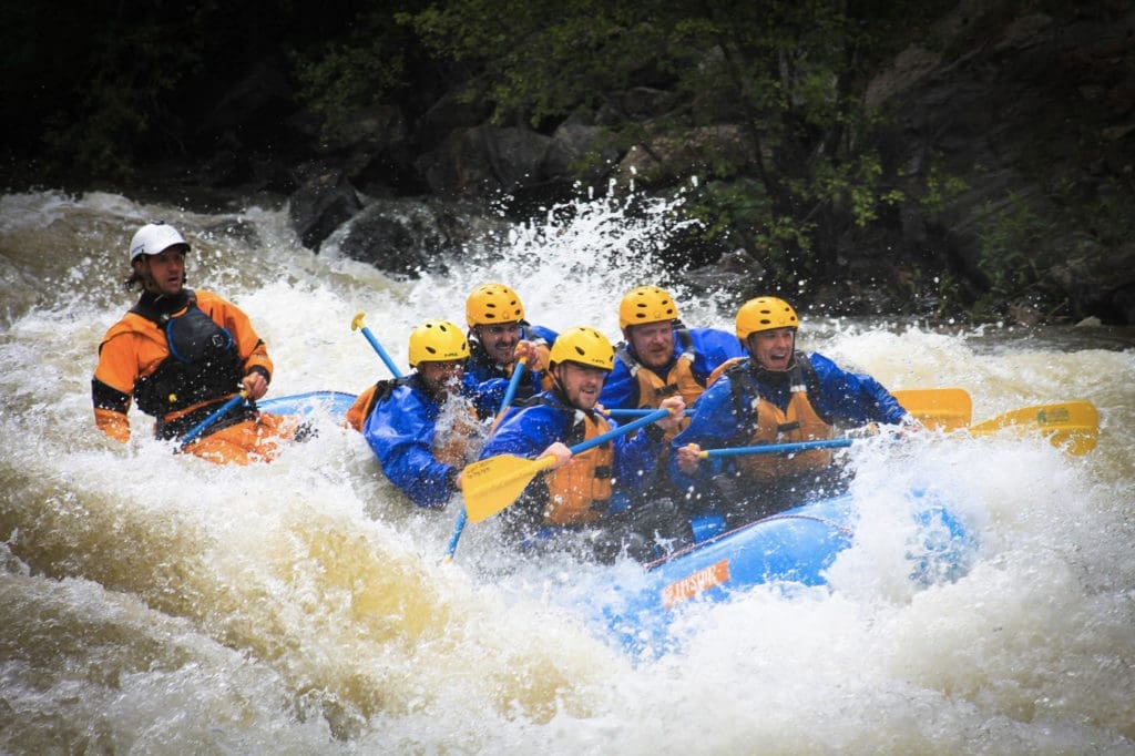 Clear Creek advanced rafting